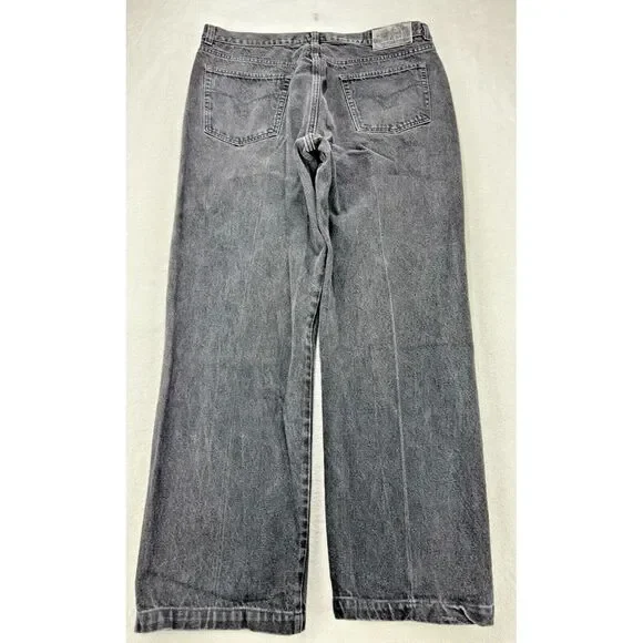 Marithe Francois Girbaud VTG Jeans Men 36x31 Black Baggy Wide Leg Y2K 90s Skater